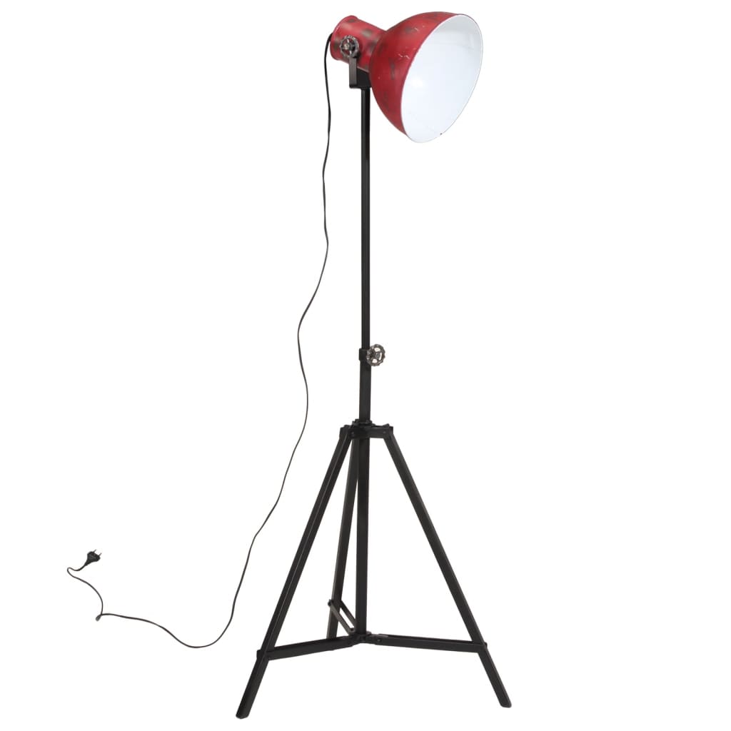 Lampada da Terra 25 W Rosso Anticato 61x61x90/150 cm E27 - homemem39