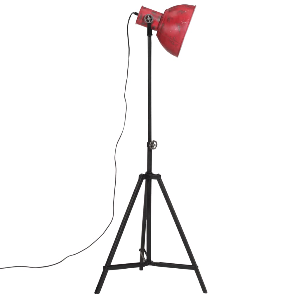 Lampada da Terra 25 W Rosso Anticato 61x61x90/150 cm E27 - homemem39