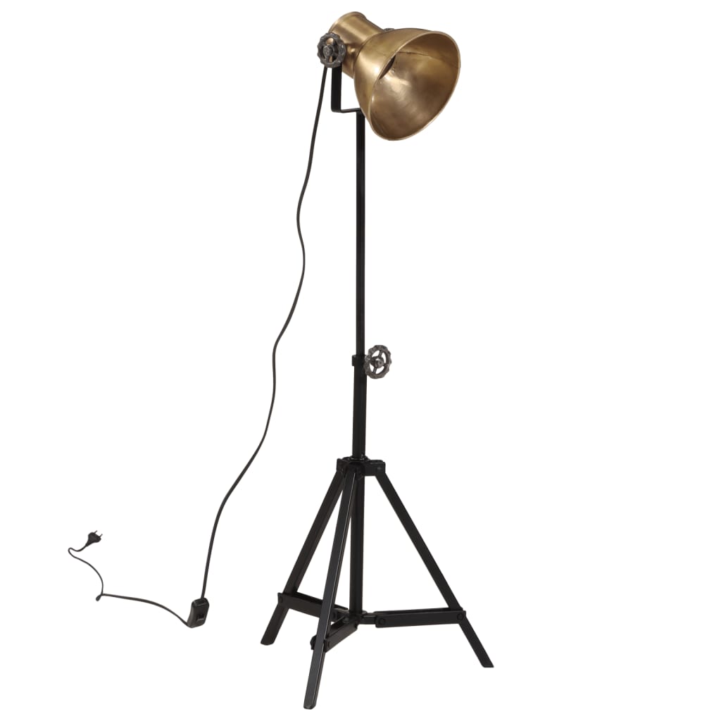 Lampada da Terra 25 W Ottone Anticato 35x35x65/95 cm E27 | homemem39