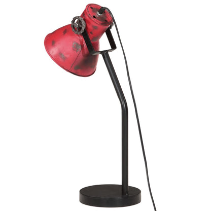 Lampada da Scrivania 25 W Rosso Anticato 17x17x60 cm E27 - homemem39