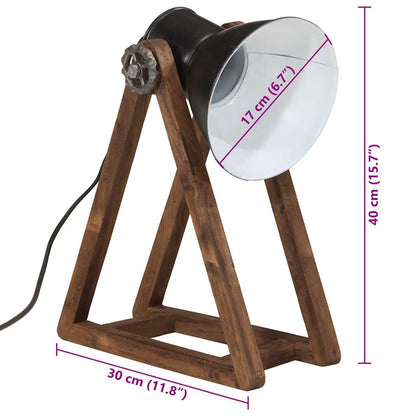 Lampada da Scrivania 25 W Nera 30x17x40 cm E27 | homemem39