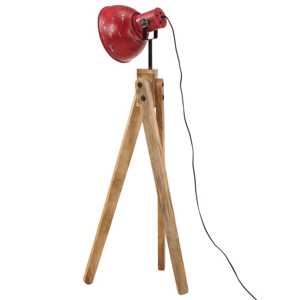 Lampada da Terra 25 W Rosso Anticato 45x45x120 cm E27 - homemem39