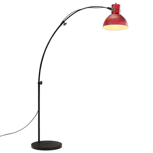 Lampada da Terra 25 W Rosso Anticato 150 cm E27