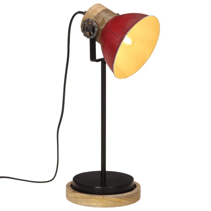 Lampada da Scrivania 25 W Rosso Anticato 17x17x50 cm E27 - homemem39