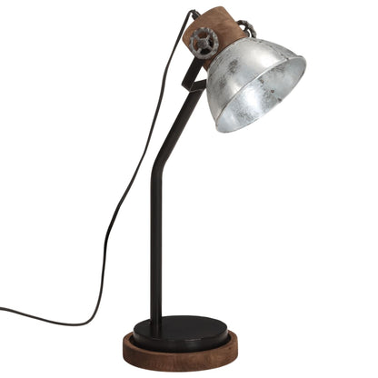 Lampada da Scrivania 25 W Argento Vintage 18x18x60 cm E27 - homemem39