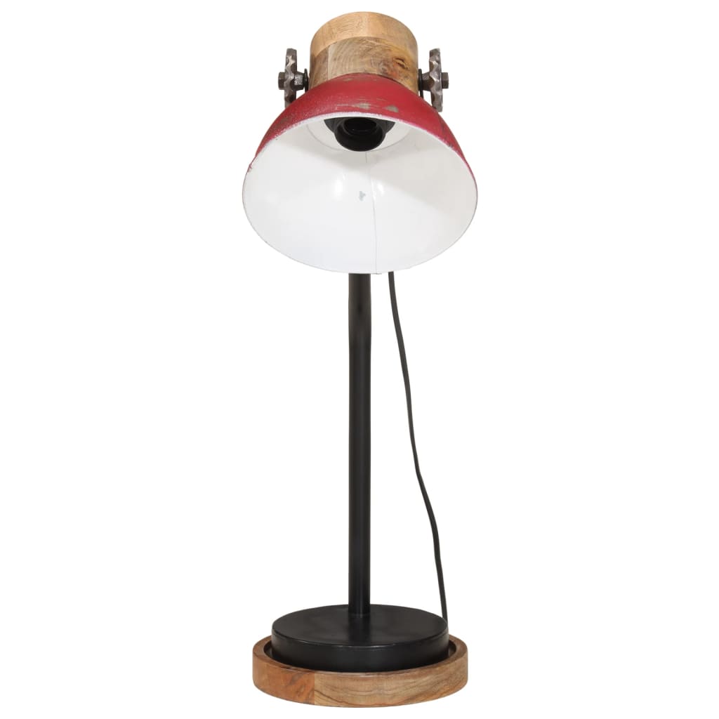 Lampada da Scrivania 25 W Rosso Anticato 18x18x60 cm E27 - homemem39