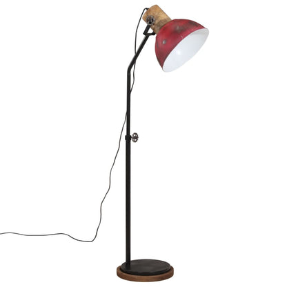 Lampada da Terra 25 W Rosso Anticato 30x30x100-150 cm E27 - homemem39