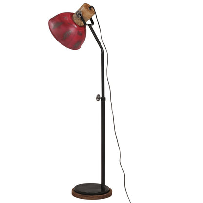 Lampada da Terra 25 W Rosso Anticato 30x30x100-150 cm E27 - homemem39