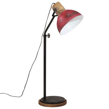 Lampada da Terra 25 W Rosso Anticato 30x30x100-150 cm E27 - homemem39