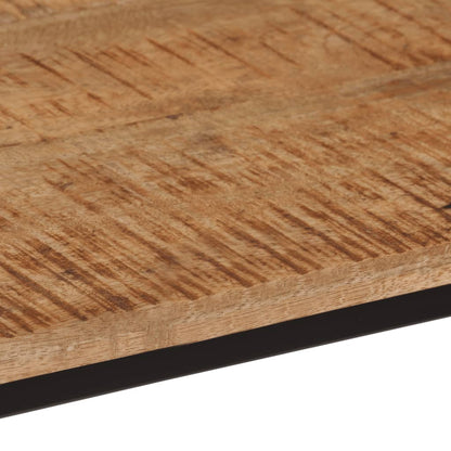 Tavolo Consolle 80x30x74 cm in Legno Massello di Mango e Ferro | homemem39