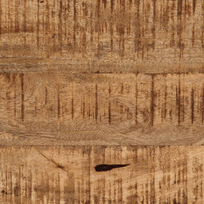 Tavolo Consolle 80x30x74 cm in Legno Massello di Mango e Ferro | homemem39