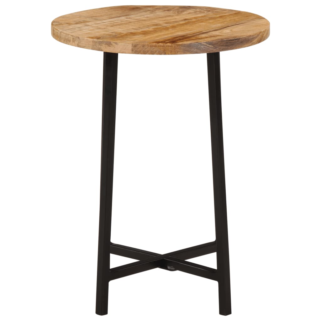 Tavolino da Salotto 35x35x45 cm Legno Massello Mango e Ferro | homemem39