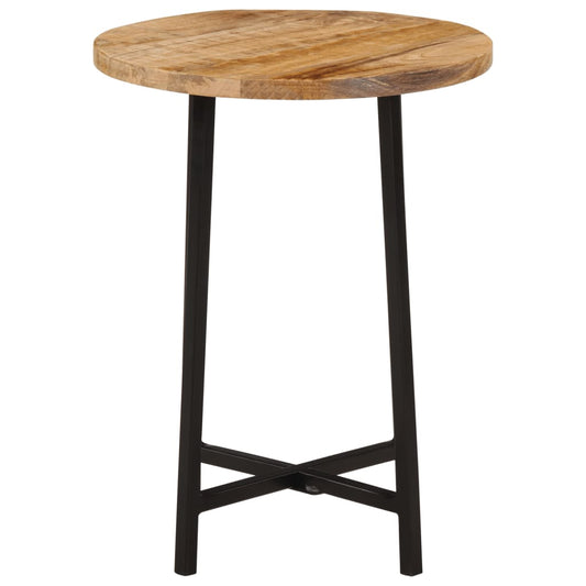 Tavolino da Salotto 35x35x45 cm Legno Massello Mango e Ferro | homemem39