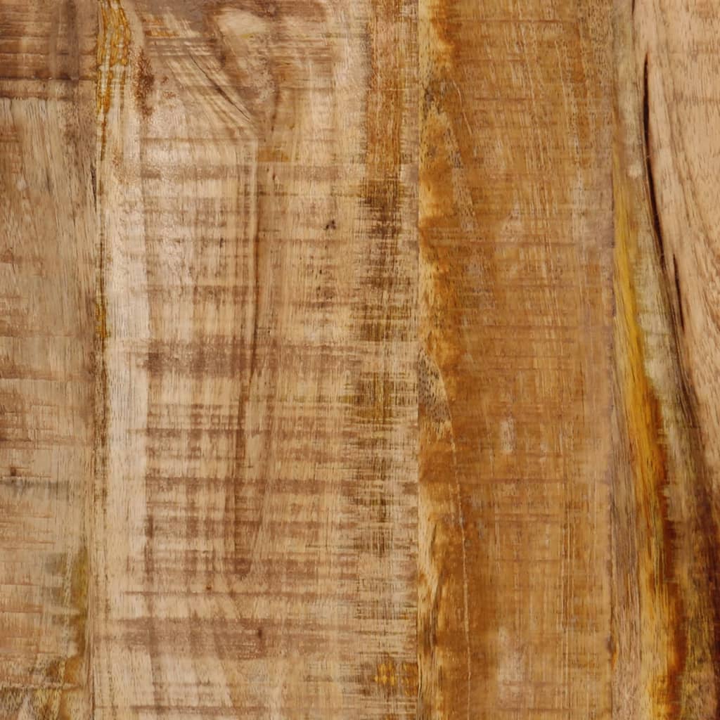 Tavolino da Salotto 35x35x45 cm Legno Massello Mango e Ferro | homemem39