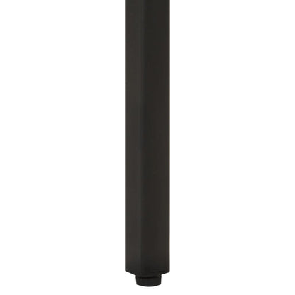 Tavolino 35x35x45cm in Legno Massello di Acacia e Ferro