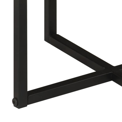 Tavolino Salotto 35x35x30cm in Legno Massello di Acacia e Ferro | homemem39