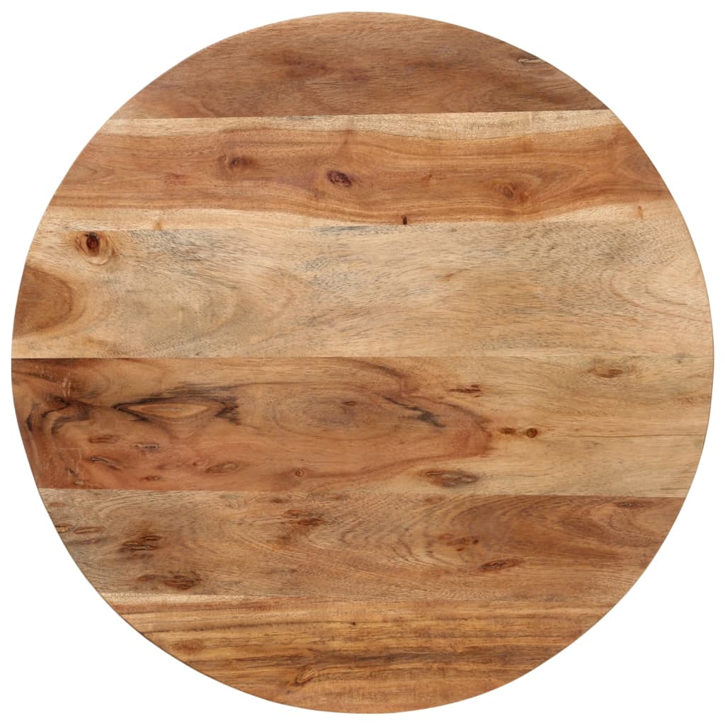 Tavolino Salotto 55x55x45cm in Legno Massello di Acacia e Ferro | homemem39