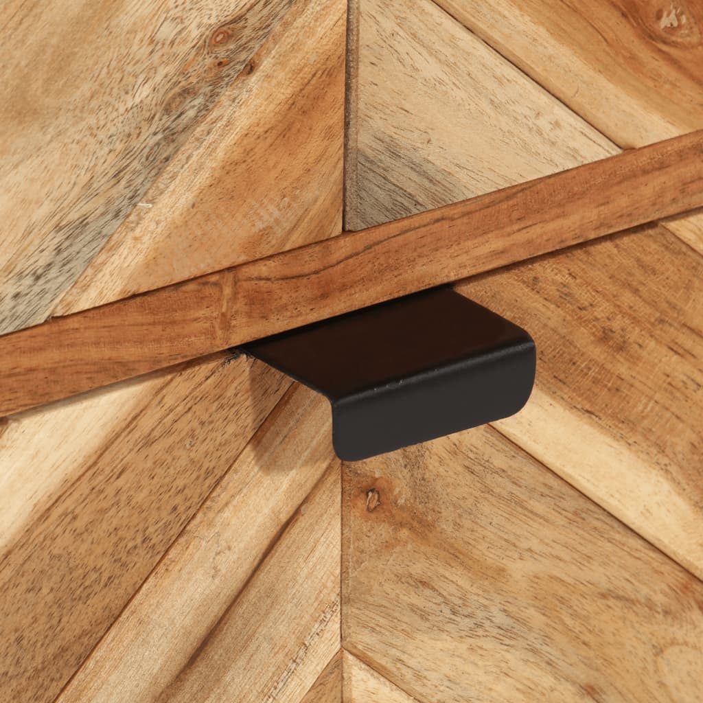 Mobile da Bagno 40x30x100 cm Legno Massello di Acacia e Ferro | homemem39