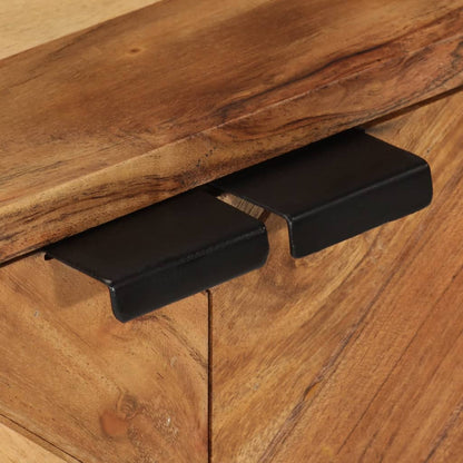 Mobile da Bagno 55x35x60 cm in Legno Massello di Acacia e Ferro | homemem39