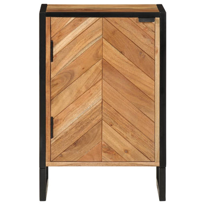 Mobile da Bagno 40x30x60 cm in Legno Massello di Acacia e Ferro | homemem39