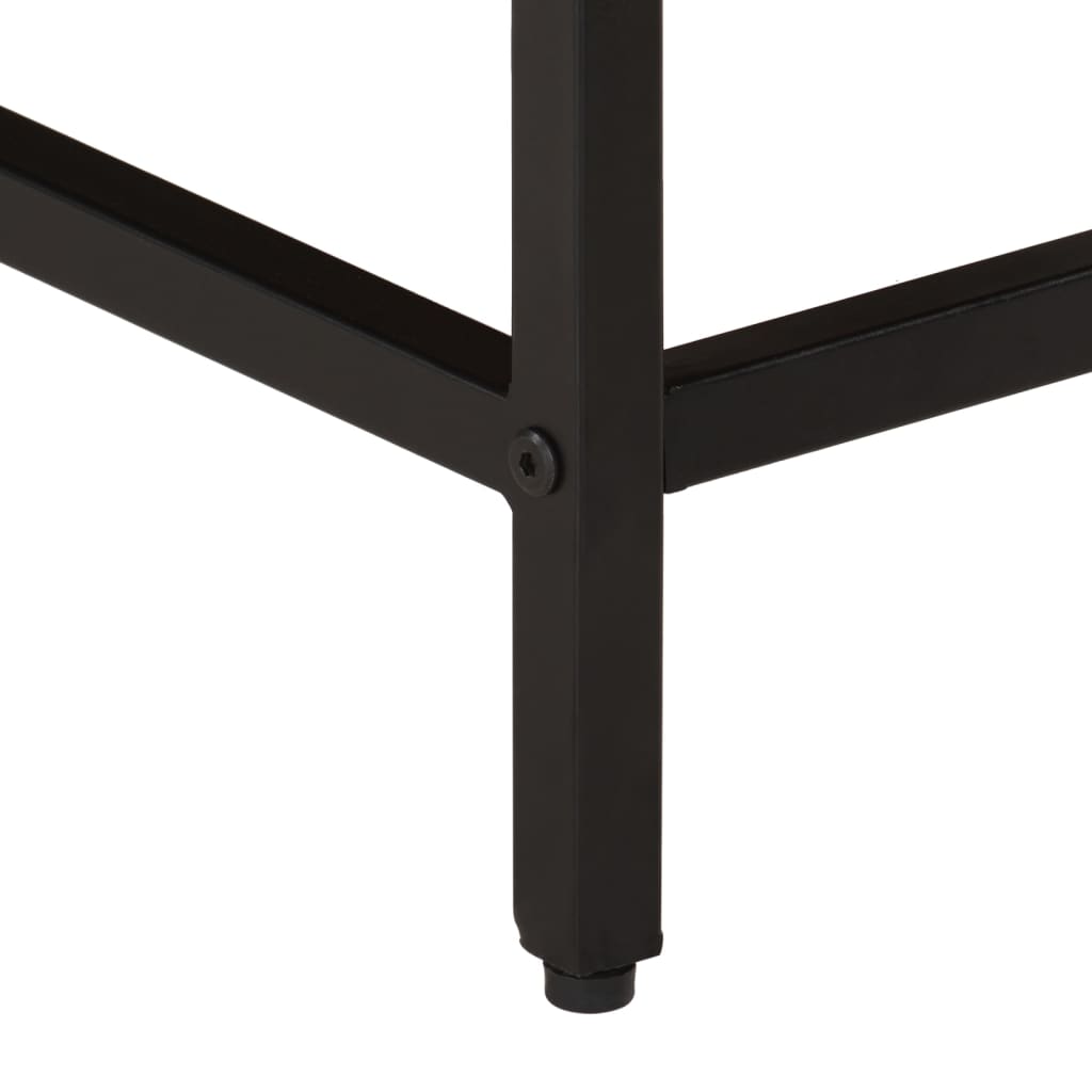 Comodino 40x40x45 cm in Legno Massello di Mango - homemem39