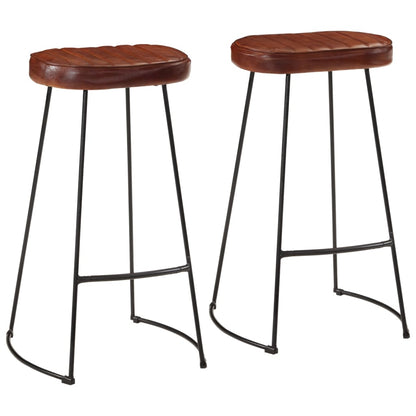 Sgabelli da Bar Gavin 2 pz Marrone Scuro 44x37,5x78 cm - homemem39