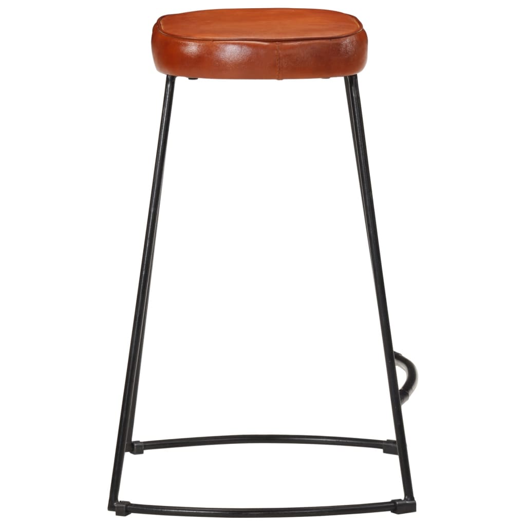 Sgabelli da Bar 2 pz Marrone Scuro 41x29x62 cm - homemem39