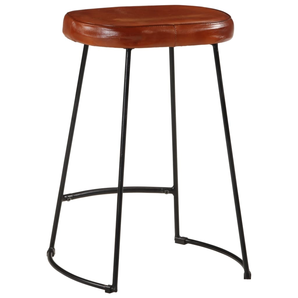 Sgabelli da Bar 2 pz Marrone Scuro 41x29x62 cm - homemem39