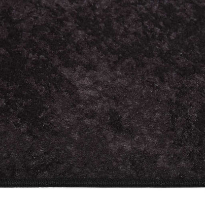 Tappeto Lavabile Antracite 120x170 cm Antiscivolo