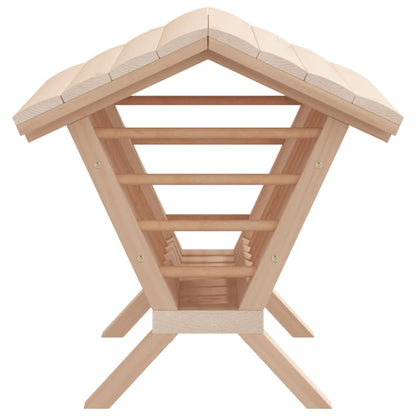 Mangiatoia per Conigli 44x33x33 cm in Legno Massello di Abete - homemem39
