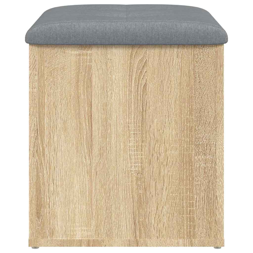Panca Contenitore Rovere Sonoma 42x42x45 cm Legno Agglomerato