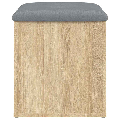 Panca Contenitore Rovere Sonoma 42x42x45 cm Legno Agglomerato