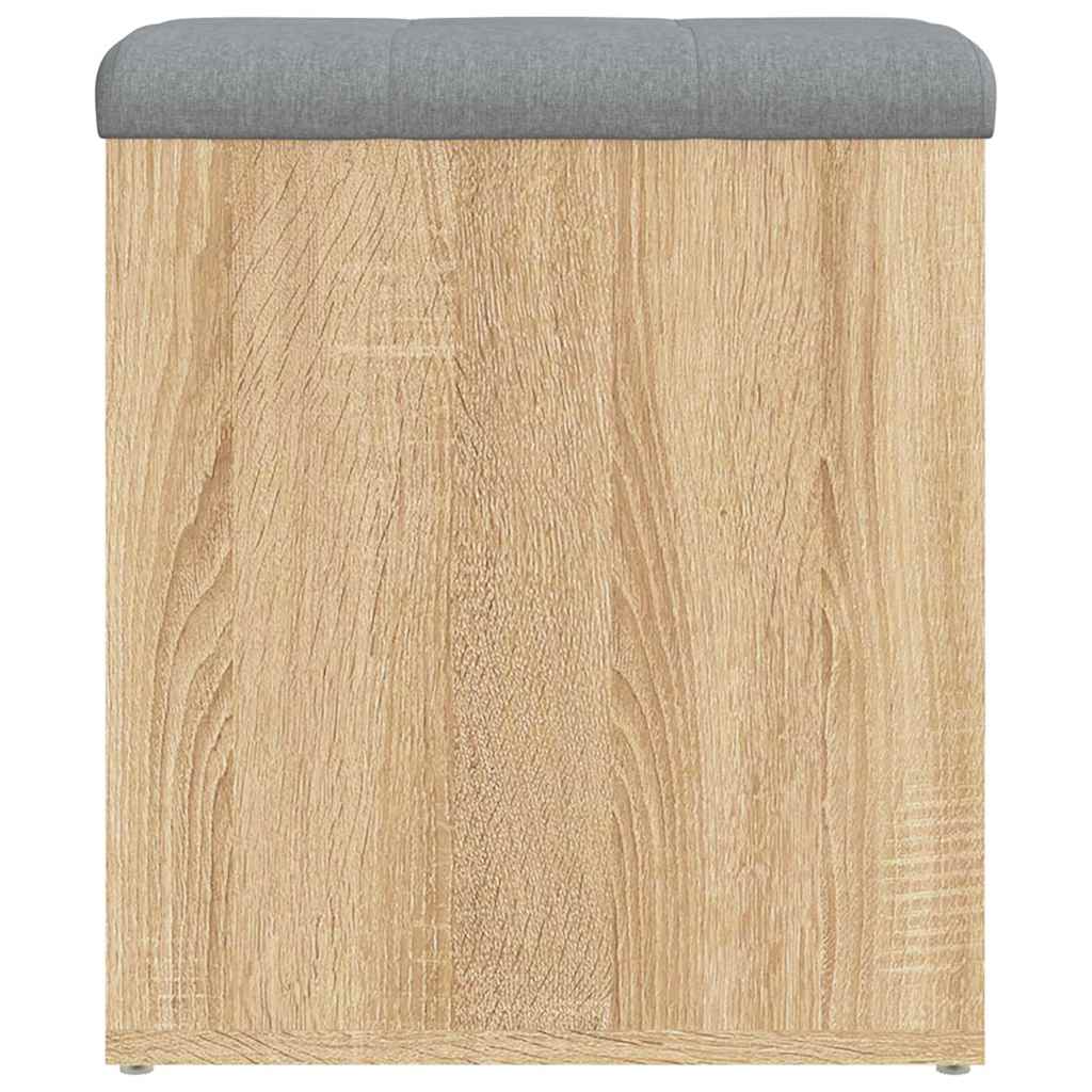 Panca Contenitore Rovere Sonoma 42x42x45 cm Legno Agglomerato