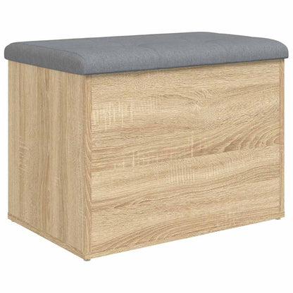 Panca Contenitore Rovere Sonoma 62x42x45 cm Legno Agglomerato | homemem39