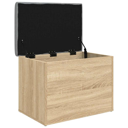 Panca Contenitore Rovere Sonoma 62x42x45 cm Legno Agglomerato | homemem39