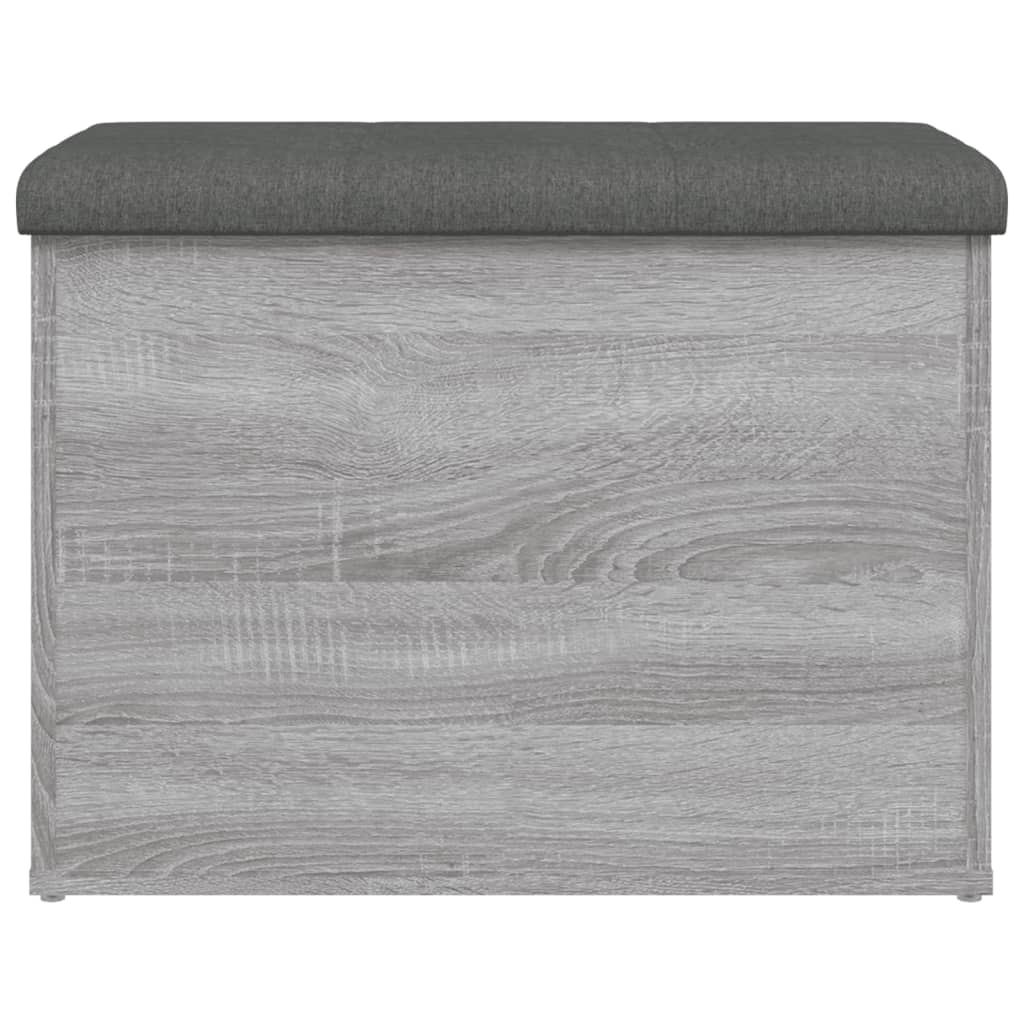 Panca Portaoggetti Grigio Sonoma 62x42x45 cm Legno Multistrato | homemem39