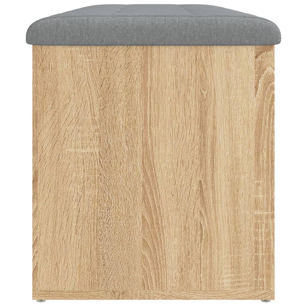 Panca contenitore in rovere Sonoma 102x42x45 cm in legno ingegnerizzato
