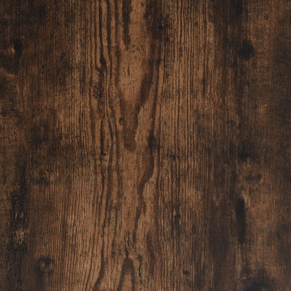 Panca Portaoggetti Rovere Fumo 42x42x46 cm Legno Multistrato - homemem39