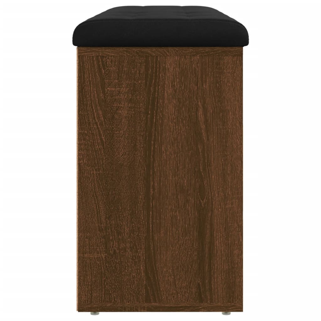 Panca Porta Scarpe Rovere Marrone 102x32x50cm Legno Multistrato - homemem39