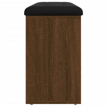 Panca Porta Scarpe Rovere Marrone 102x32x50cm Legno Multistrato - homemem39