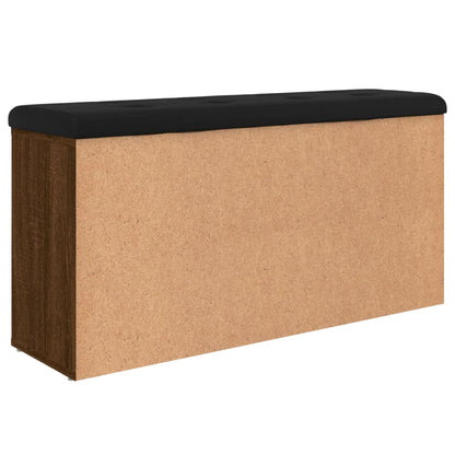 Panca Porta Scarpe Rovere Marrone 102x32x50cm Legno Multistrato - homemem39