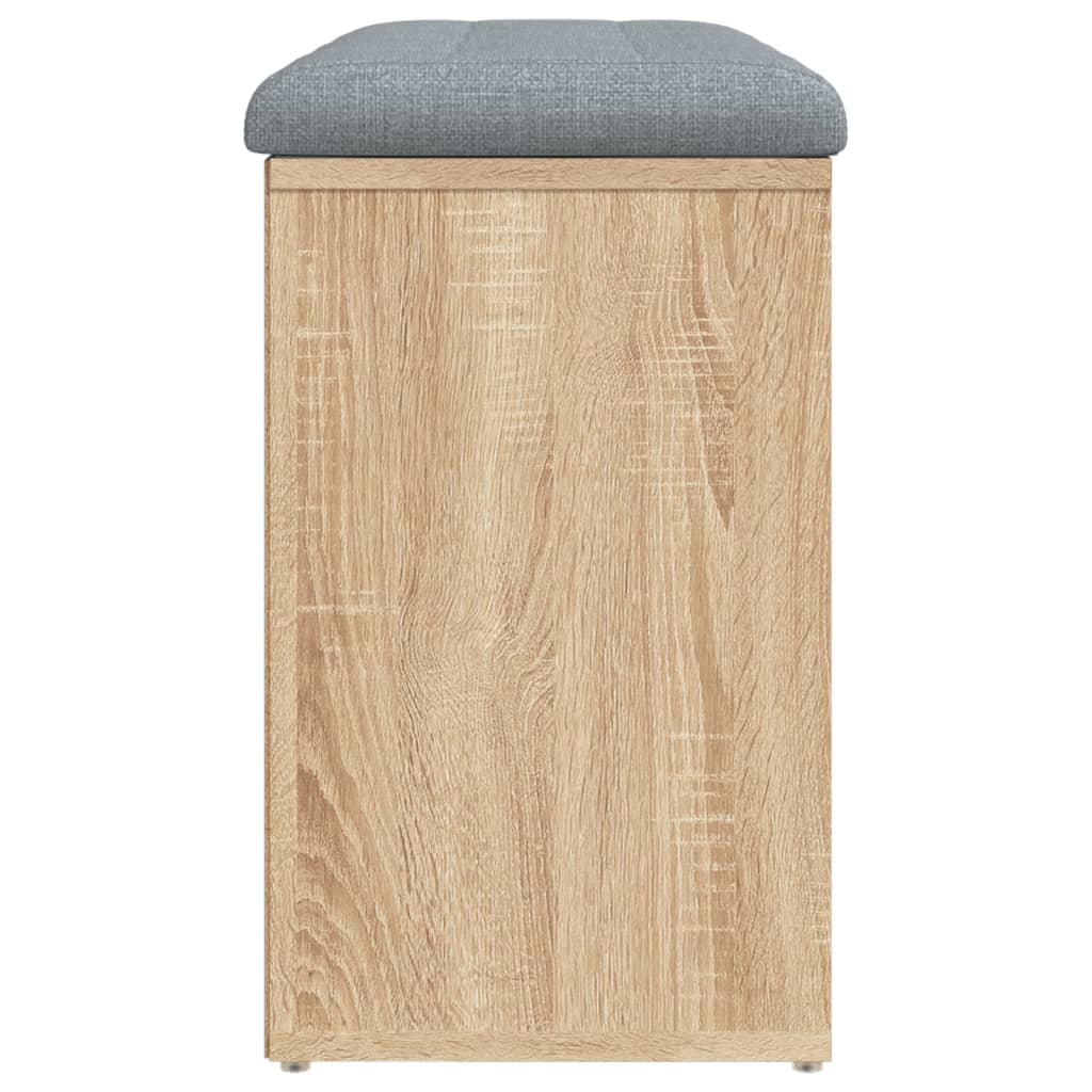 Panca Scarpiera Rovere Sonoma 82x32x50 cm Legno Agglomerato | homemem39