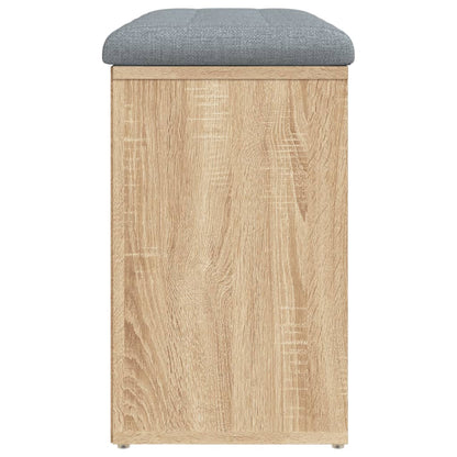 Panca Scarpiera Rovere Sonoma 82x32x50 cm Legno Agglomerato | homemem39