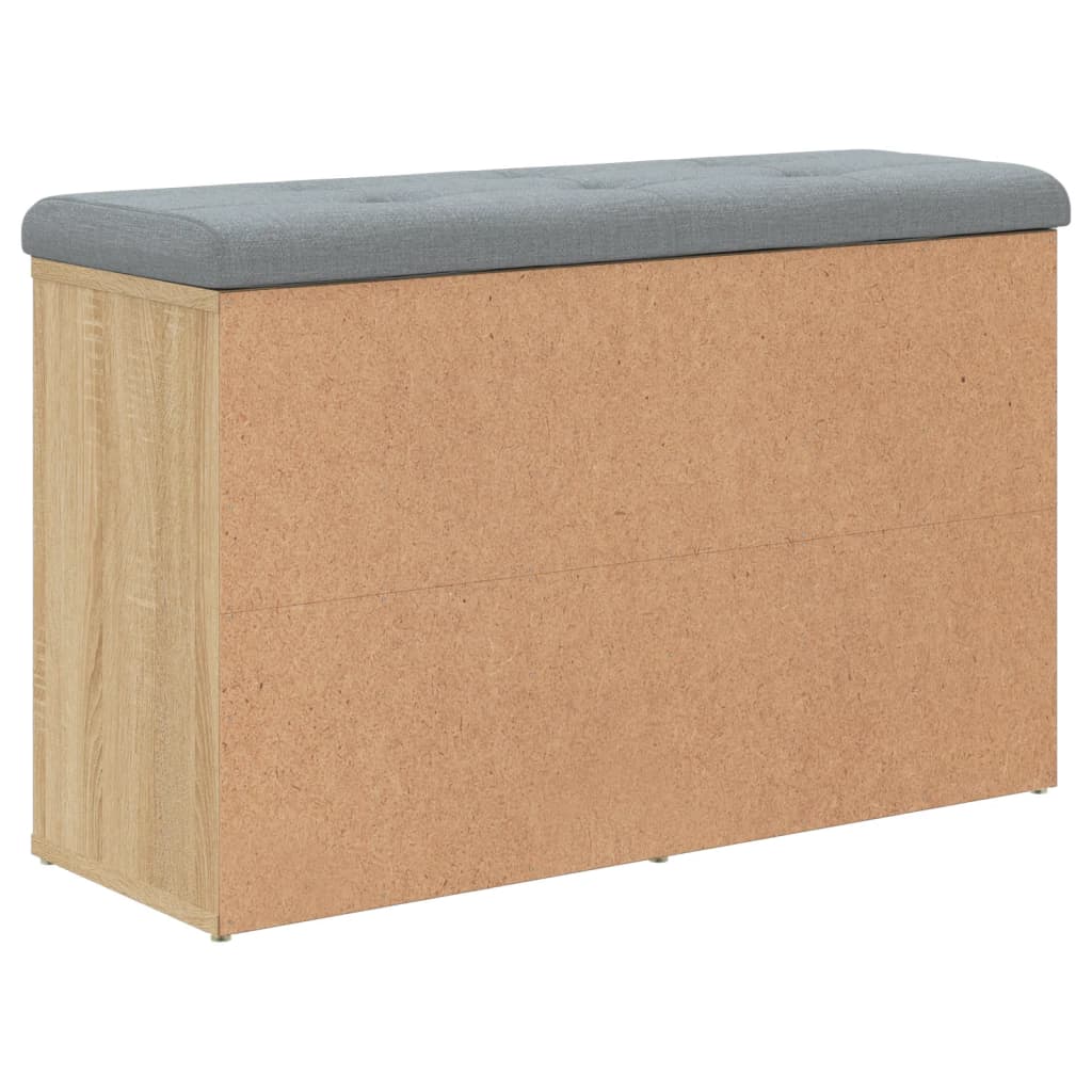 Panca Scarpiera Rovere Sonoma 82x32x50 cm Legno Agglomerato | homemem39