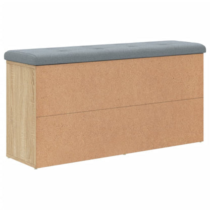 Panca Porta Scarpe Rovere Sonoma 102x32x50 cm Legno Multistrato | homemem39