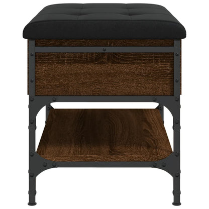 Panca Porta Scarpe Rovere Marrone 62x42x45 cm Legno Multistrato - homemem39