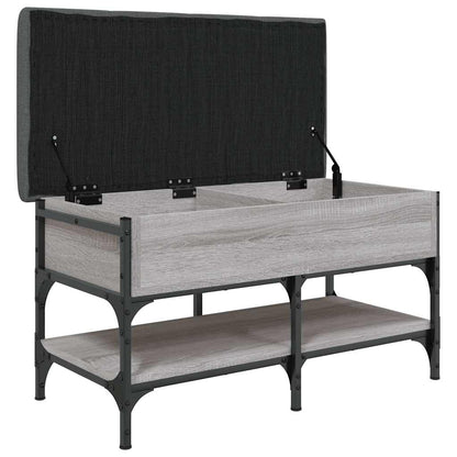 Panca Porta Scarpe Grigio Sonoma 82x42x45 cm Legno Multistrato | homemem39