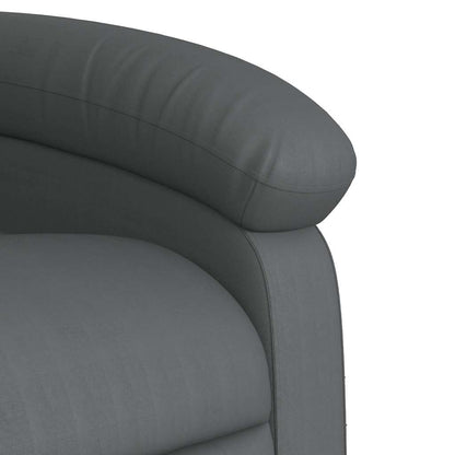 Poltrona Alzapersona Elettrica Reclinabile Grigio in Similpelle | homemem39