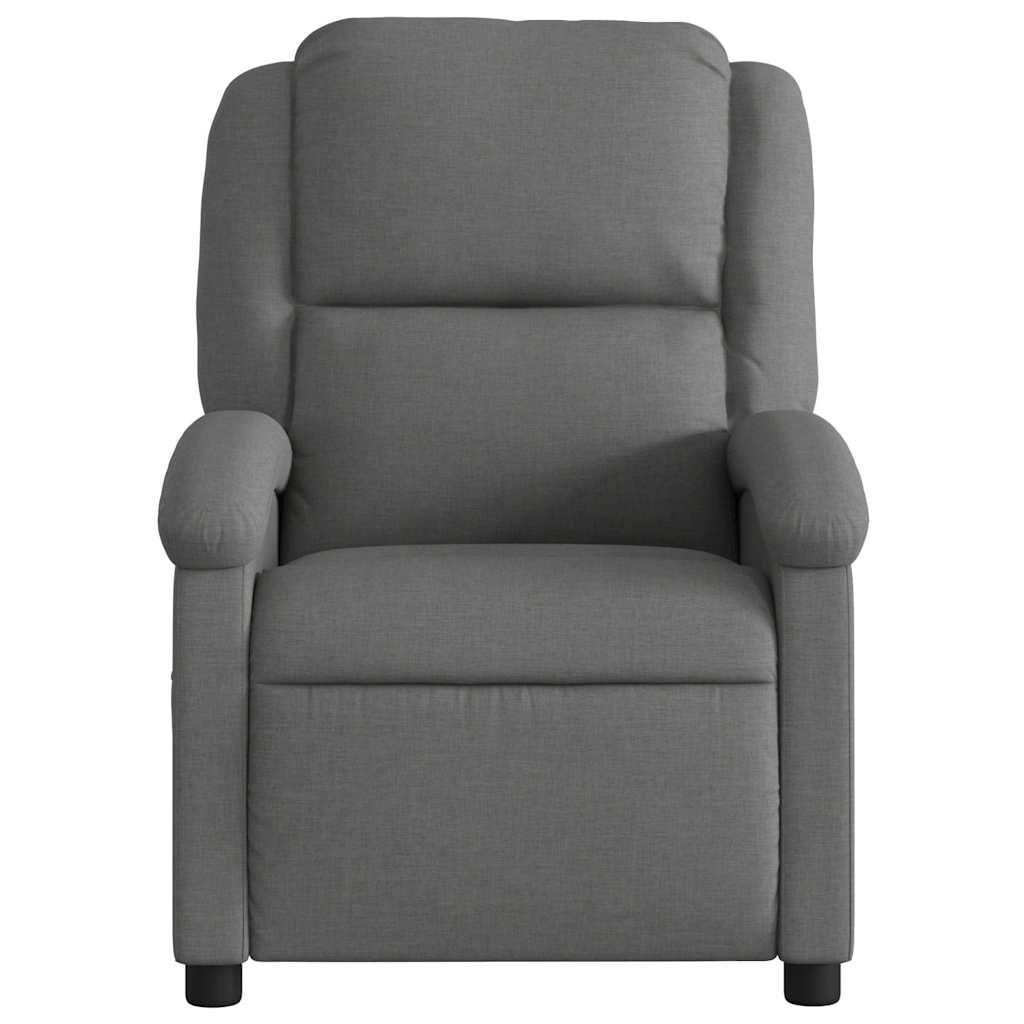 Poltrona Elettrica Reclinabile Grigio Scuro in Tessuto | homemem39