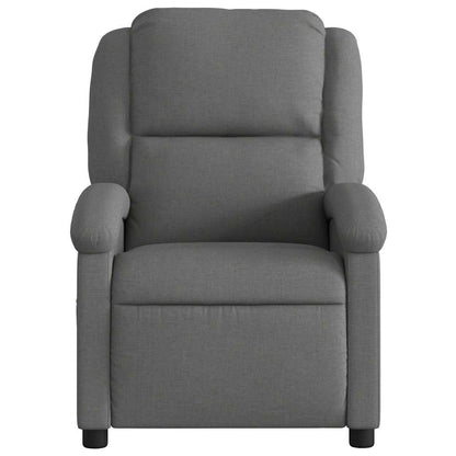 Poltrona Elettrica Reclinabile Grigio Scuro in Tessuto | homemem39